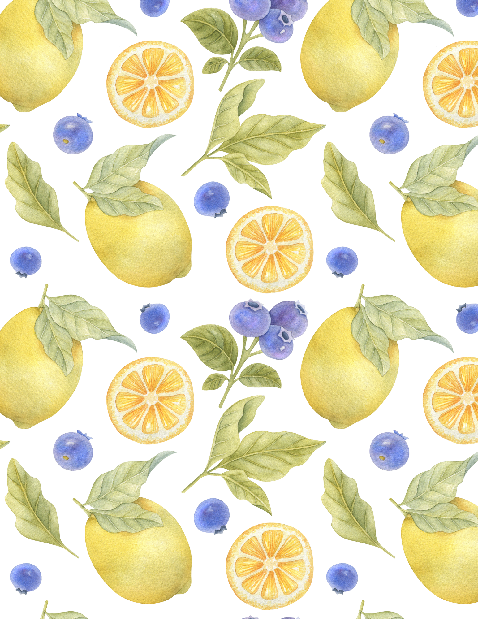 Blueberries and Lemons