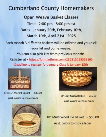 Basket Class Flyer 