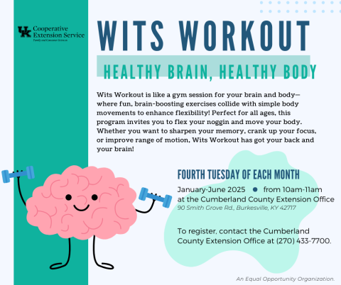 Wits Workout Flyer 